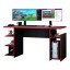 Mesa Gamer Preto/Vermelho